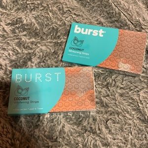Set of 2 Brand new never opened burst teeth whitening strips